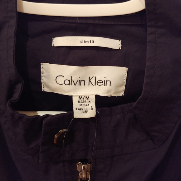 CALVIN KLEIN mens slim fit zippered sweater/jacket - Picture 3 of 4